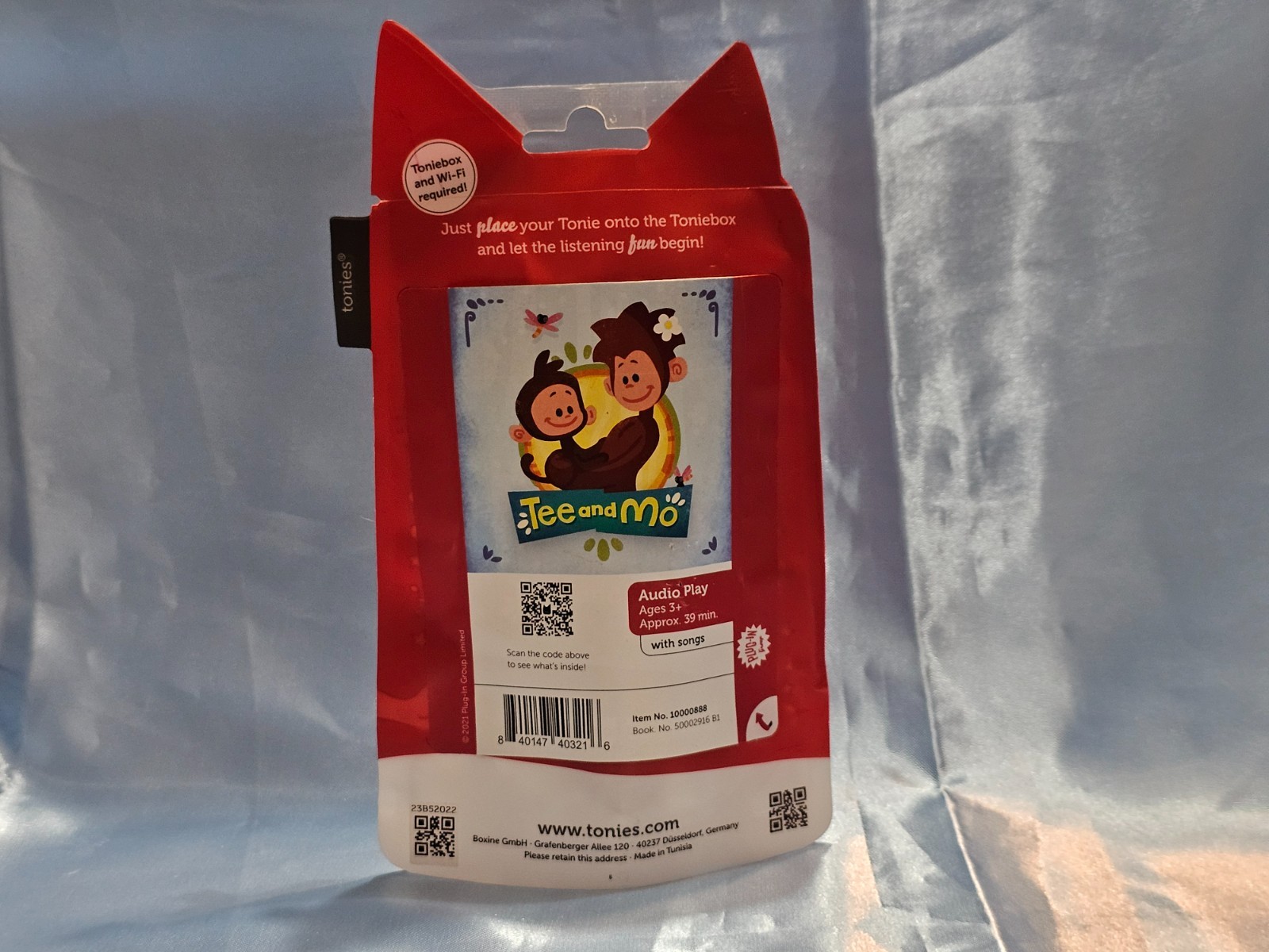 TONIES TEE AND MO AUDIO CHARACTER FOR THE TONIEBOX NEW IN PACKAGE