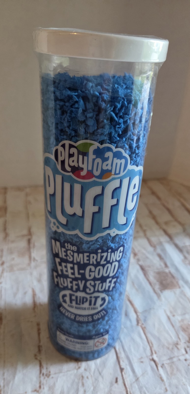 Playfoam Pluffle Blue 1 Pack, Sensory Toy Never Dries Out Mesmerizing New