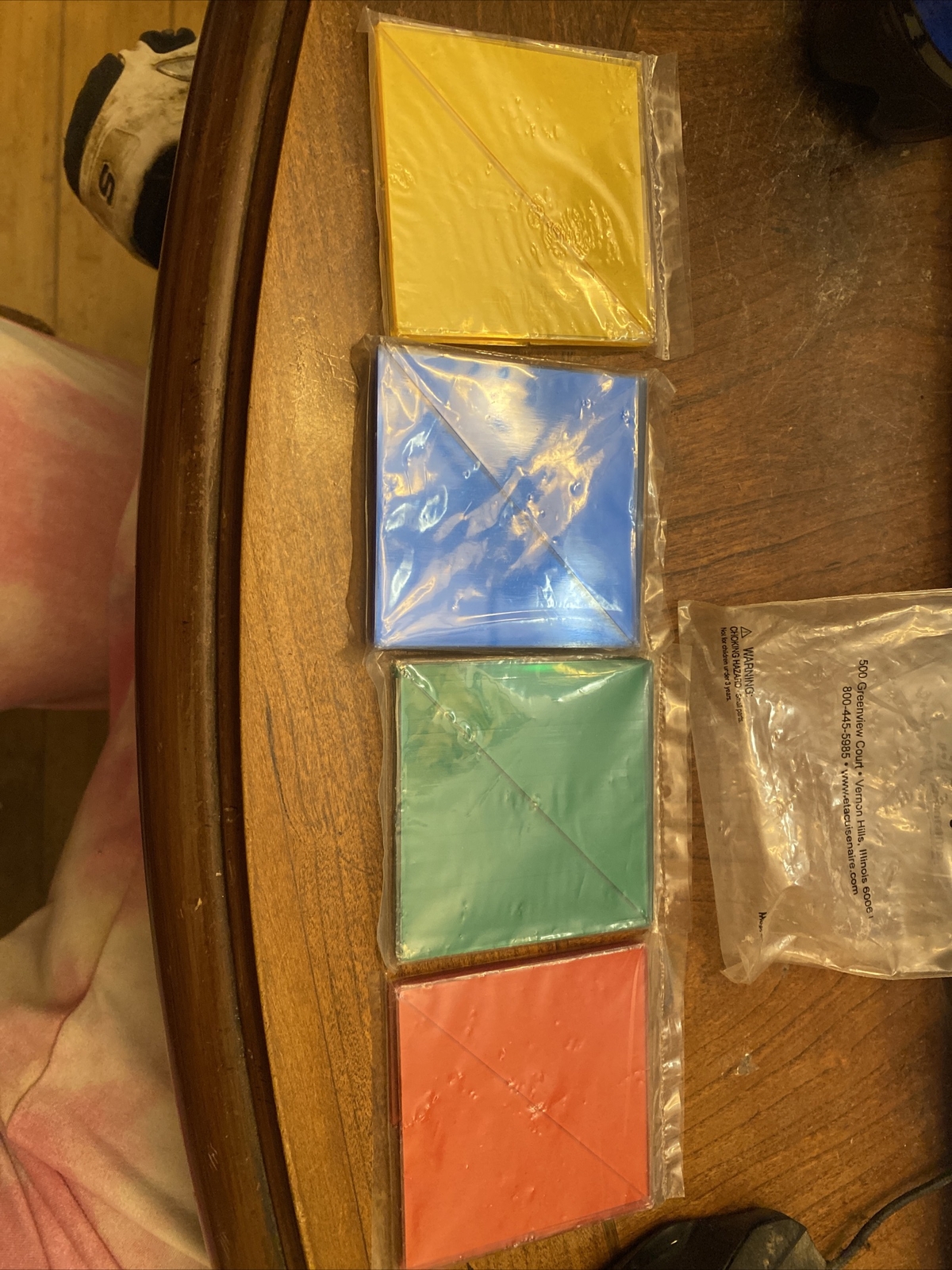 ETA Cuisenaire Overhead Tangrams 1514 Blue/Yellow/Red/green SEALed