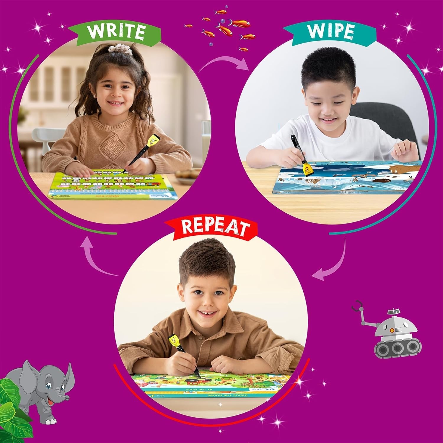 Search and Find Educational Game – Reusable Preschool Learning Activities, Pe…