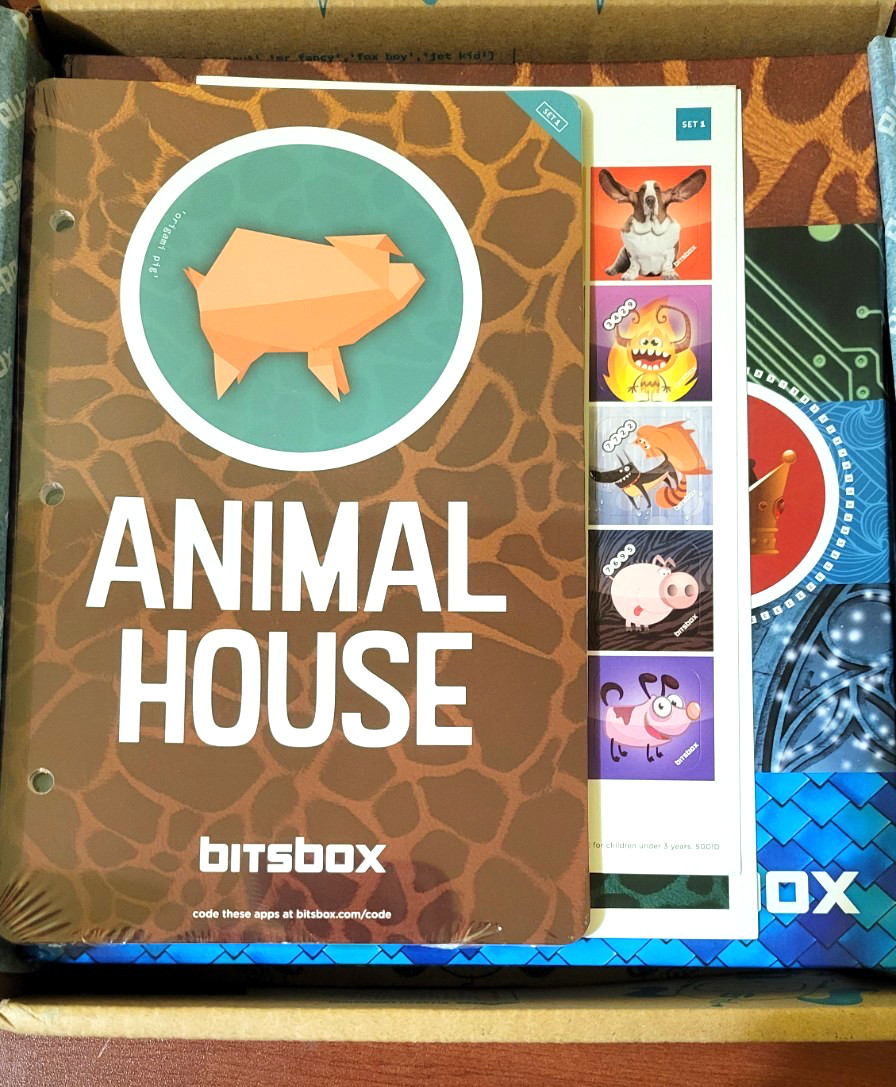 Bitsbox Kids Learn To Code Subscription Box Animal House Edition Volume 1 Box