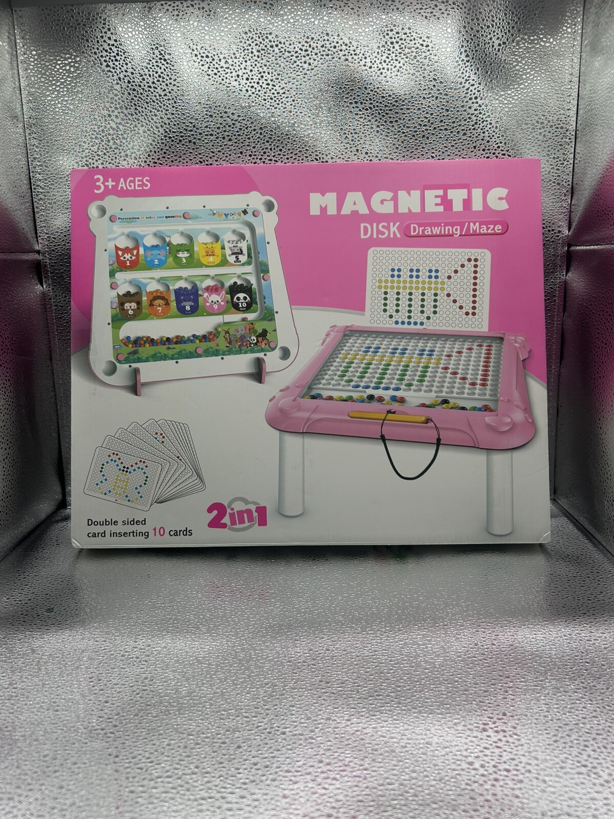 2 in 1 Magnetic Color and Number Maze & Magnetic Drawing Board Montessori Toys