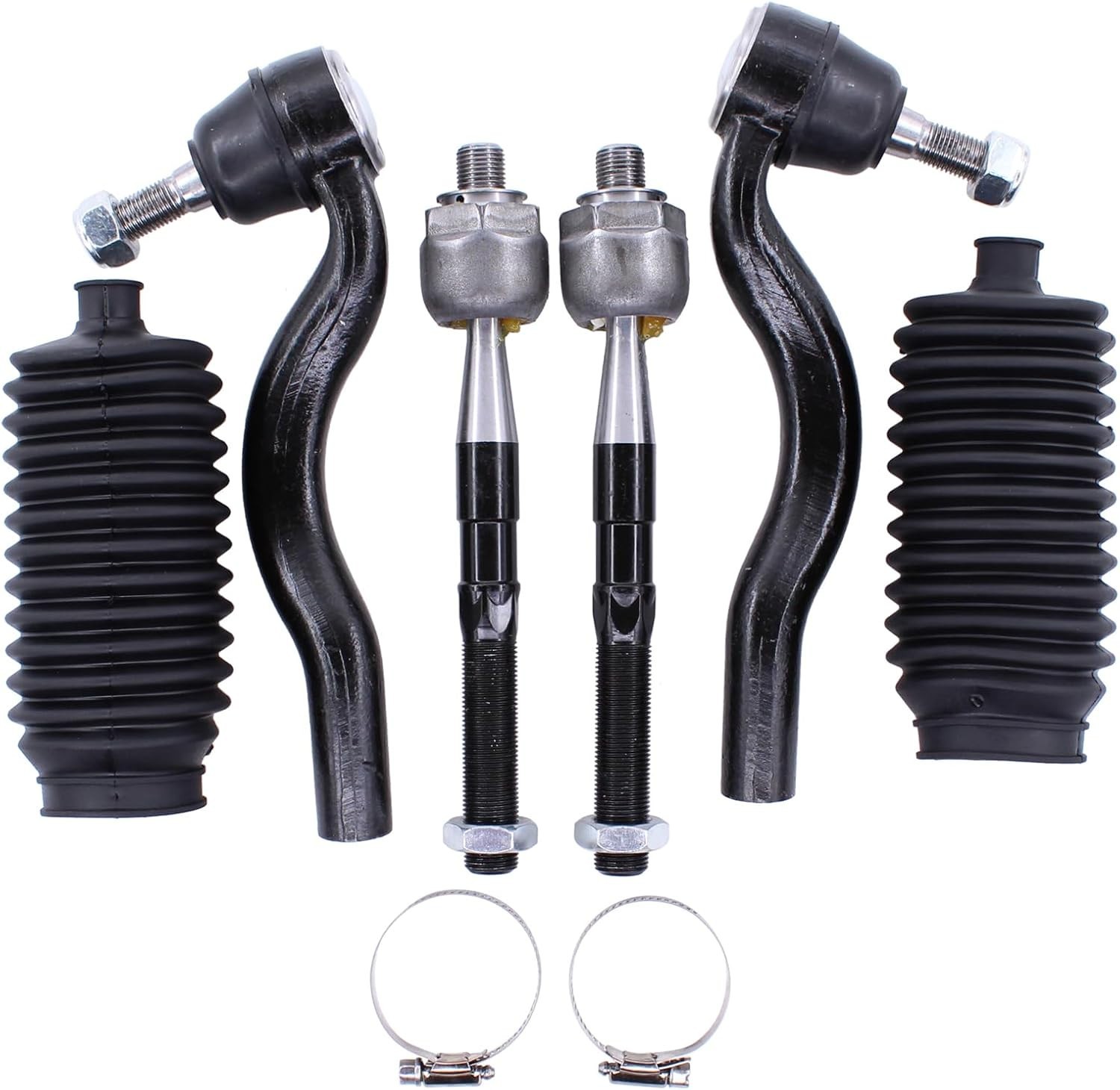 MOTOKU Front Inner and Outer Tie Rod Ends with Boot for Jeep Grand Cherokee