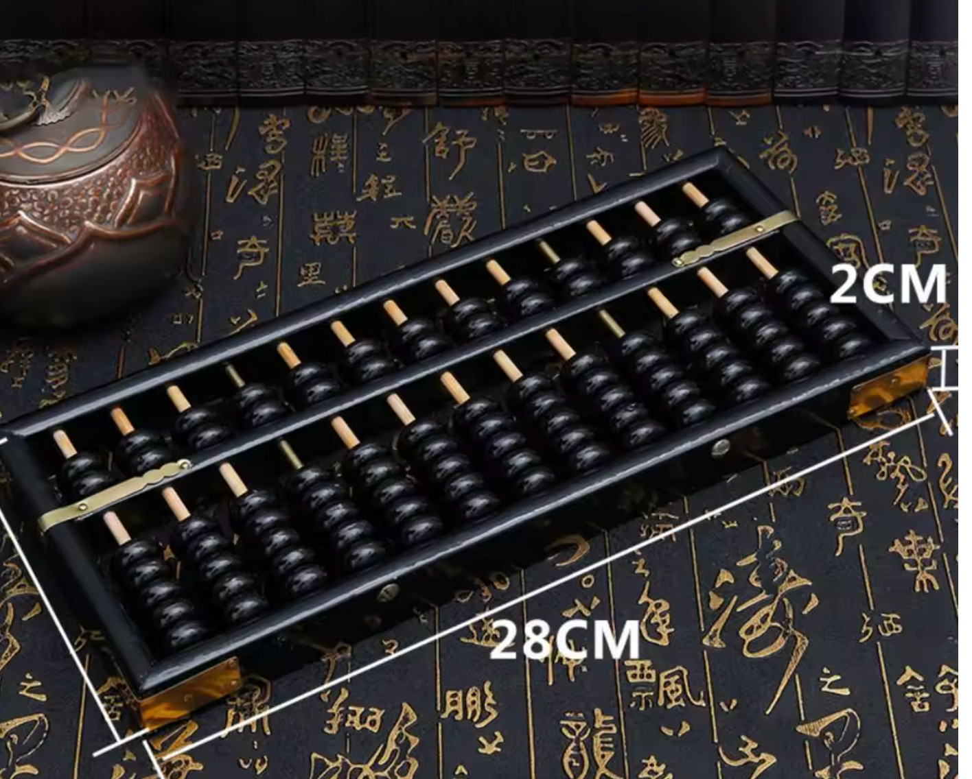 Wooden Abacus Calculator Wood Bead Arithmetic for Adults Kids Counting Tool