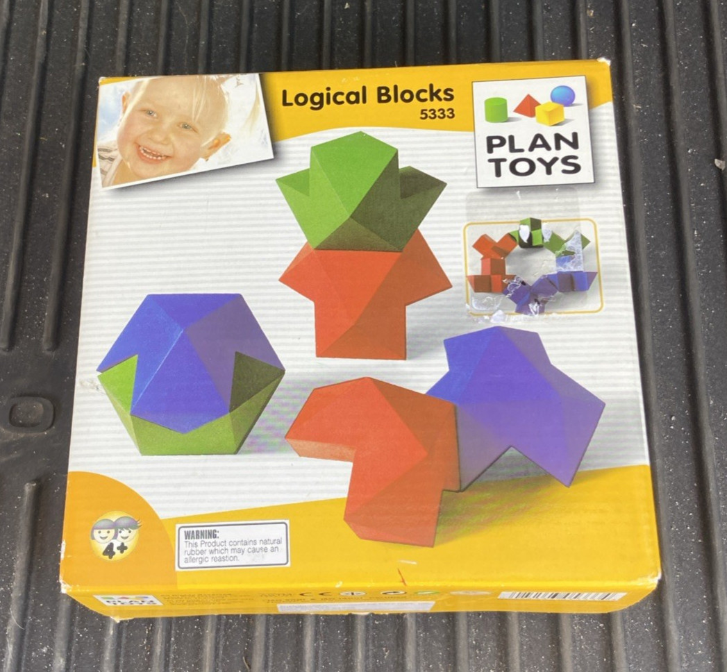Plan Toys Logical Blocks 5333 for ages 4 up