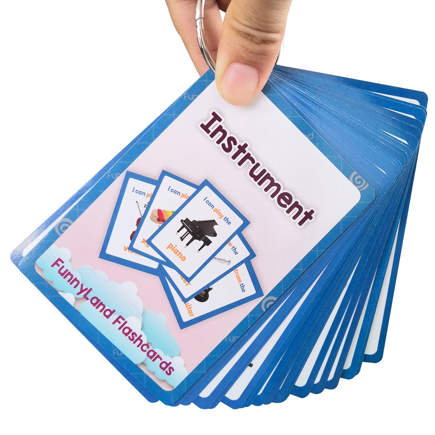 Richardy Toyssports/Instrument/Classroom/Prepositions Flash Cards English Kids