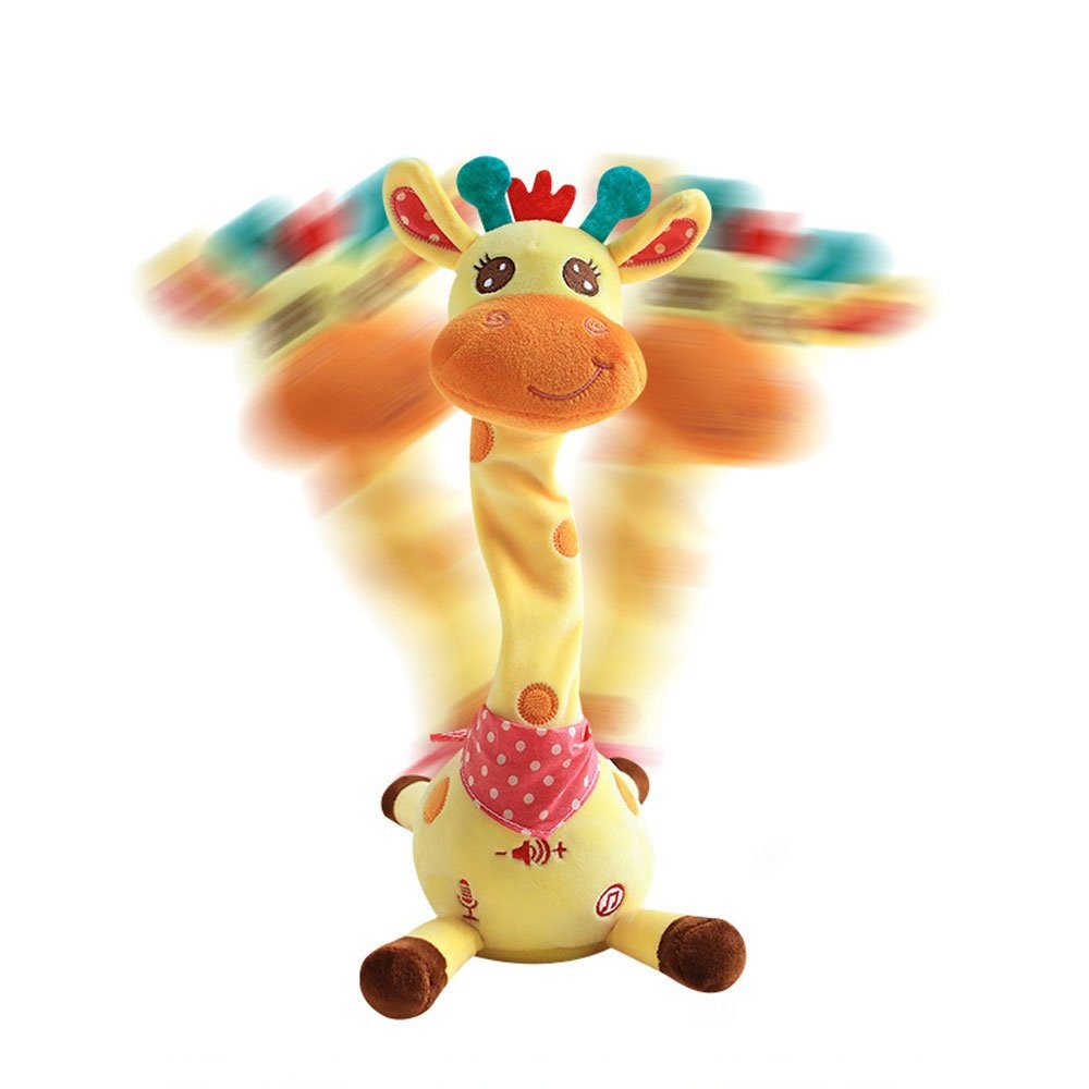 Kid s Favorite Dancing Giraffe Plush Singing Animal Plush Doll JQ