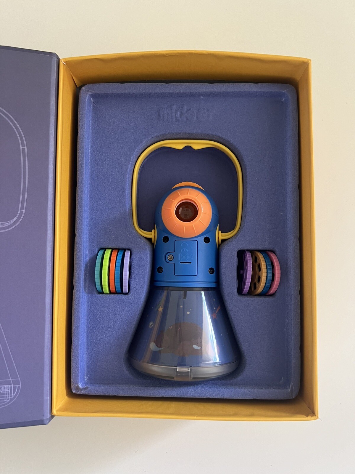 Kids Mideer Storybook Torch Projector Kaleidoscope Light Up Baby Learning Toys