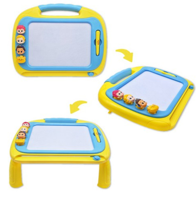 Pinkfong BebeFinn Transform Drawing Table 3 Stages Erasable Stamps Kid Toy
