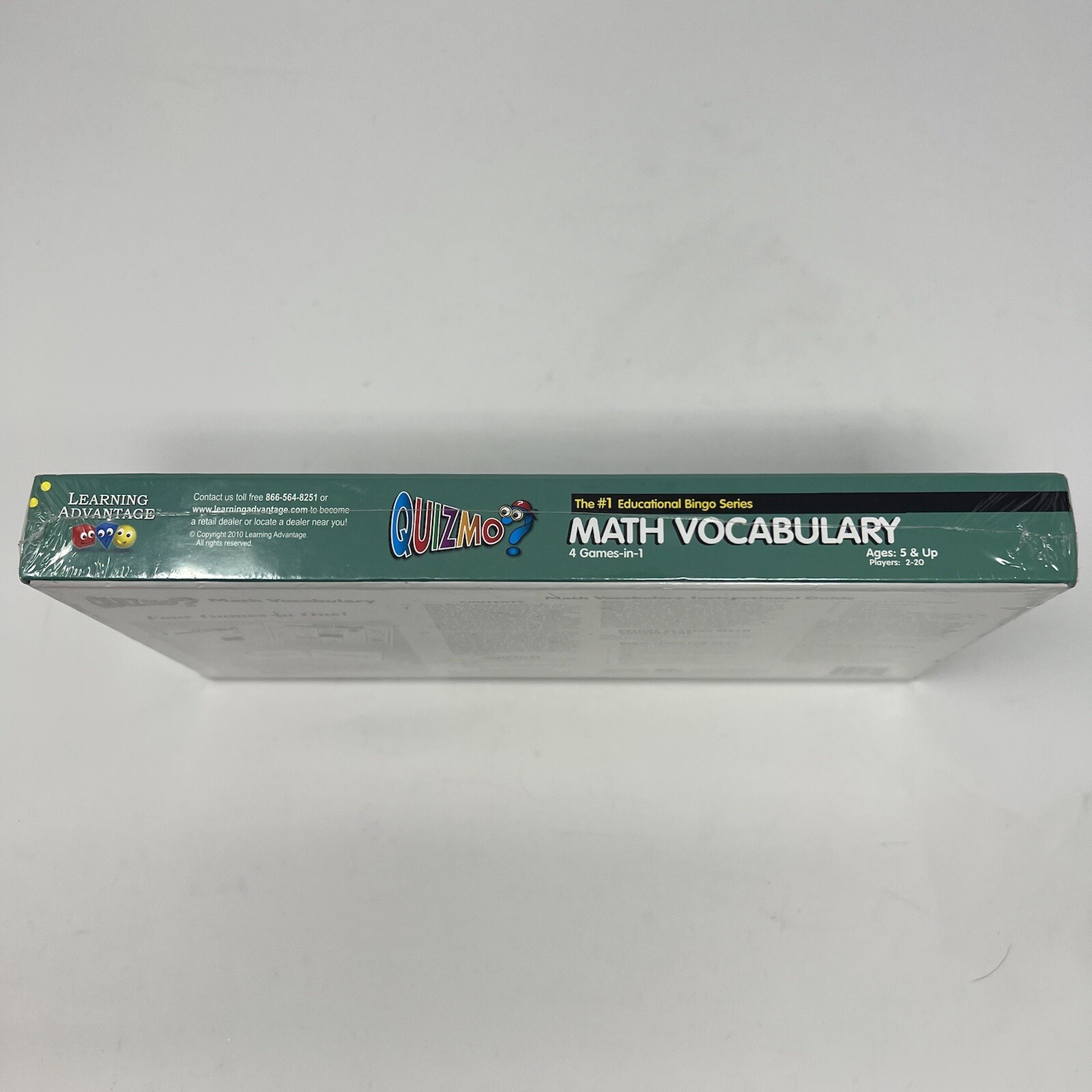 QUIZMO Math Vocabulary Math Bingo Games for Kids Homeschool After school NEW