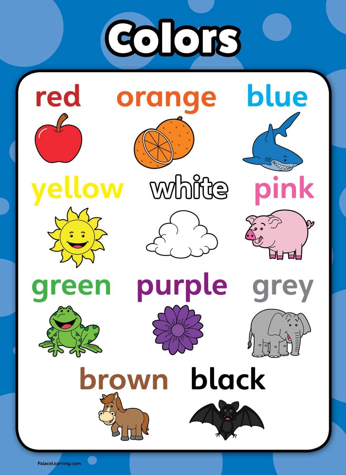 Educational Poster Set – ABC Alphabet, Numbers 1-10, Shapes & Colors – Laminated
