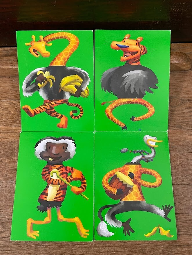 Put Your Left Paw In Jungle Hokey Pokey Magnetic Puzzles Animal Mix and Match