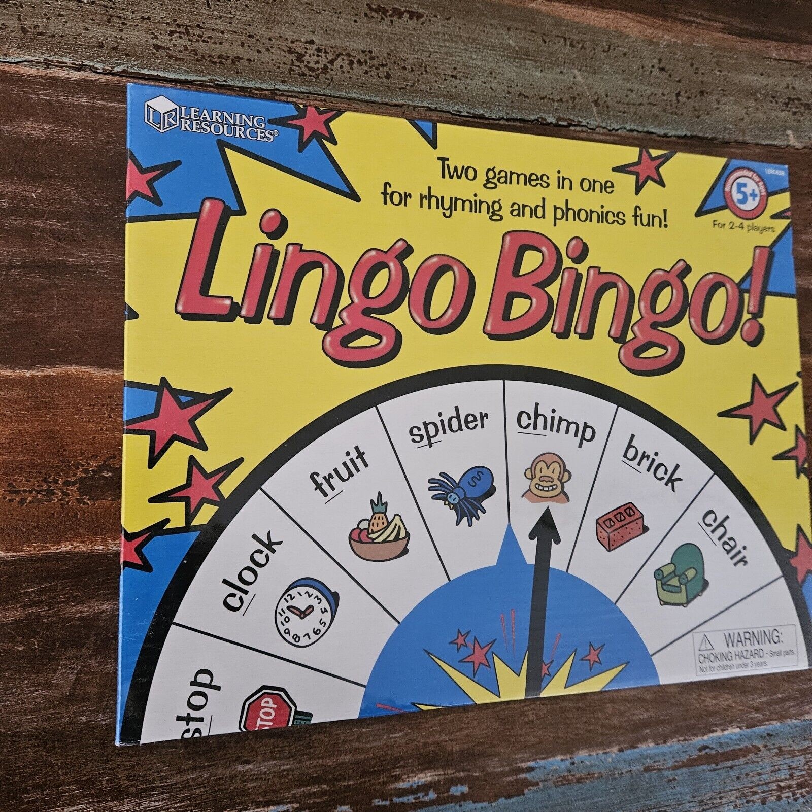 Lingo Bingo Language Board Game Two Games For Rhyming & Phonics