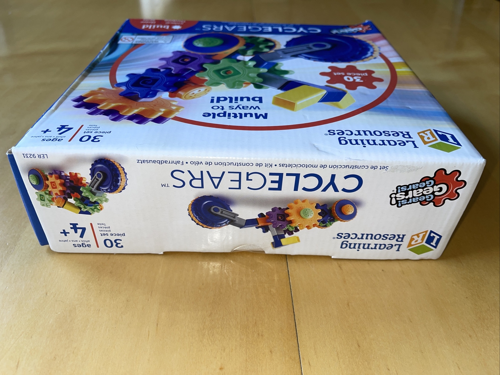 Learning Resources CycleGears 30pc Motorcycle Building Set New Gears Build