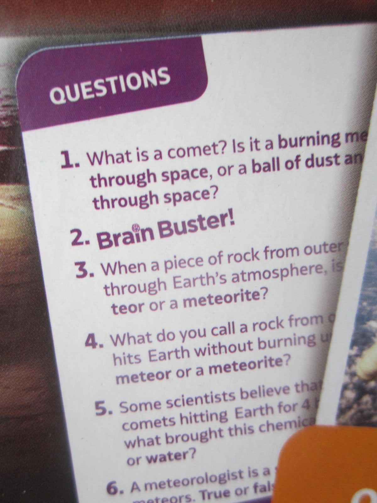 Lot Of 2 Brain Busters Gaming Cards – 31 Cards Each – Space,Human Body – Boxed