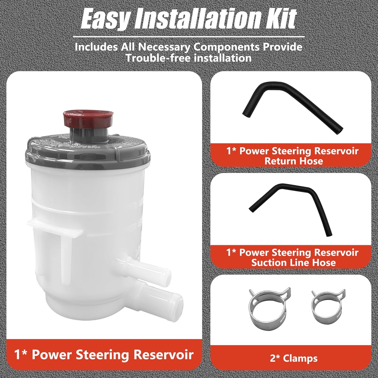 Power Steering Reservoir Kits For Honda Accord 2.4L L4 2003-2007 Acura RL TL TSX