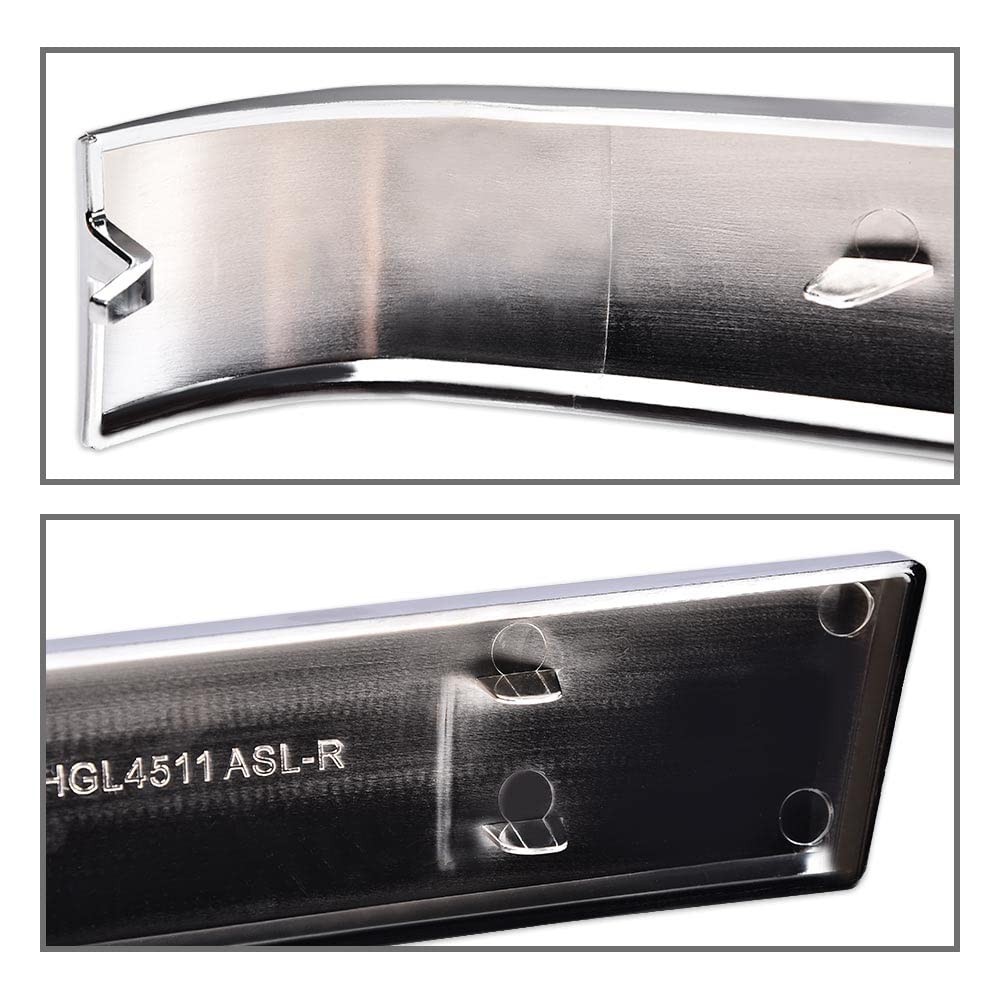 PIT66 Grille Trim Set, Compatible with 2003-2007 Chevy Silverado 1500 Classic HD