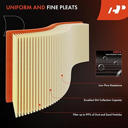 Engine Air Filter Compatible with Ford F-250 F-350 F-450 F-550 Super Duty