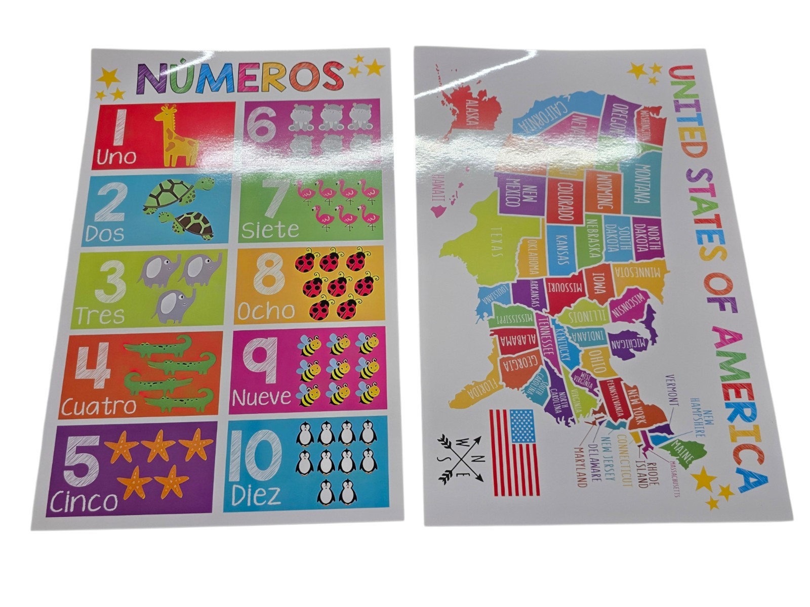 Hadley designs educational posters set of 16 for preschool & kindergarten classr