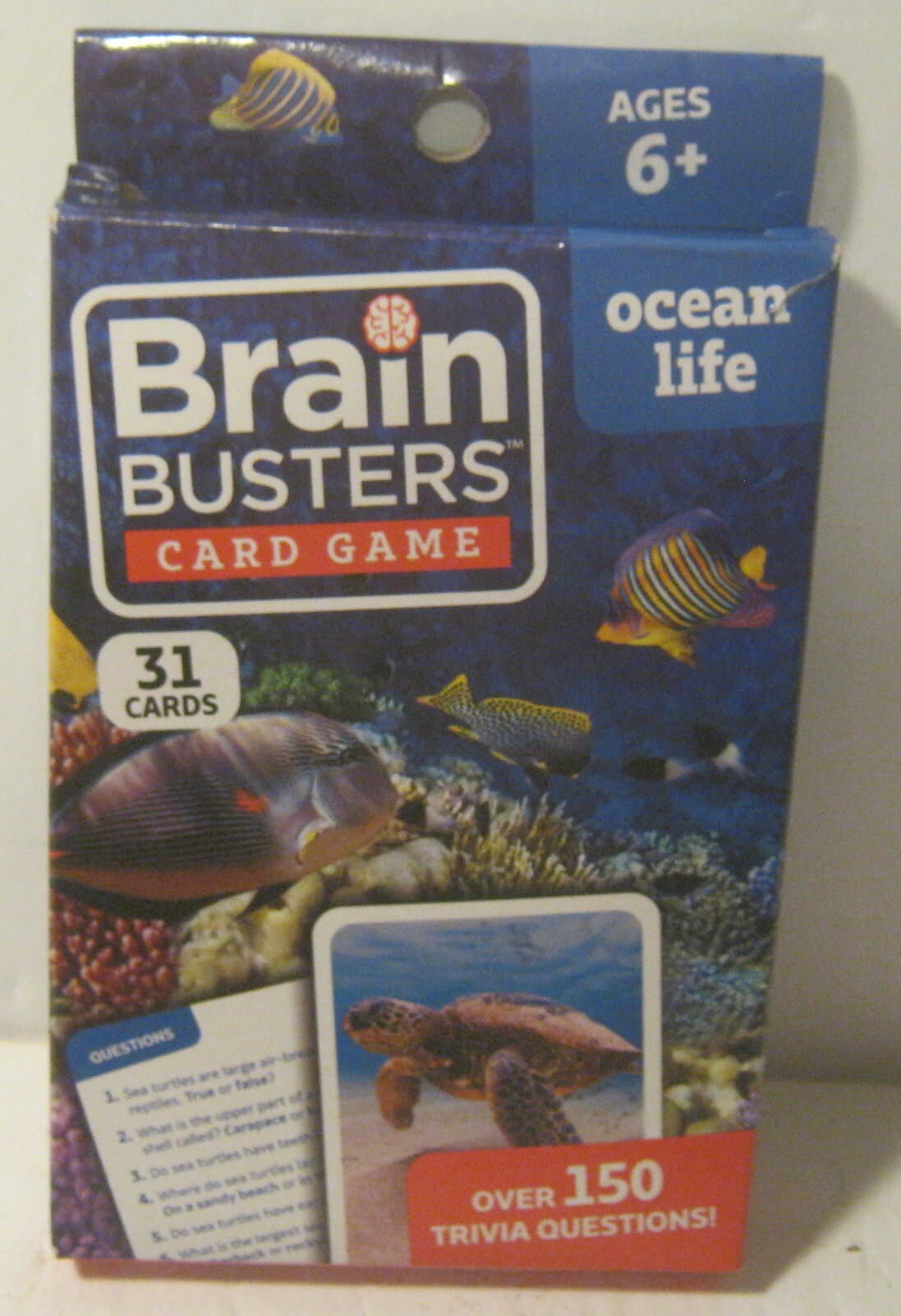 2018 Beaver Books BRAIN BUSTERS Card Game OCEAN LIFE Complete!!