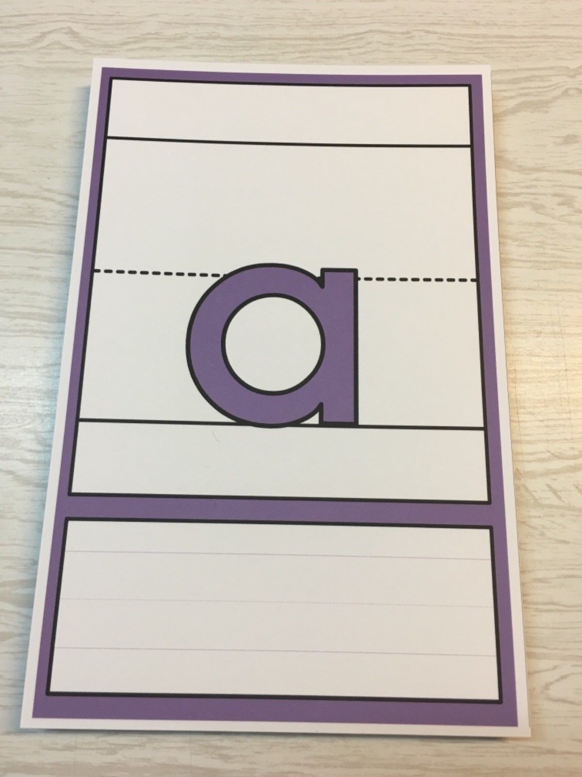 Alphabets letters Cards – Playdoh lowercase wipe-n-write – Laminated card set