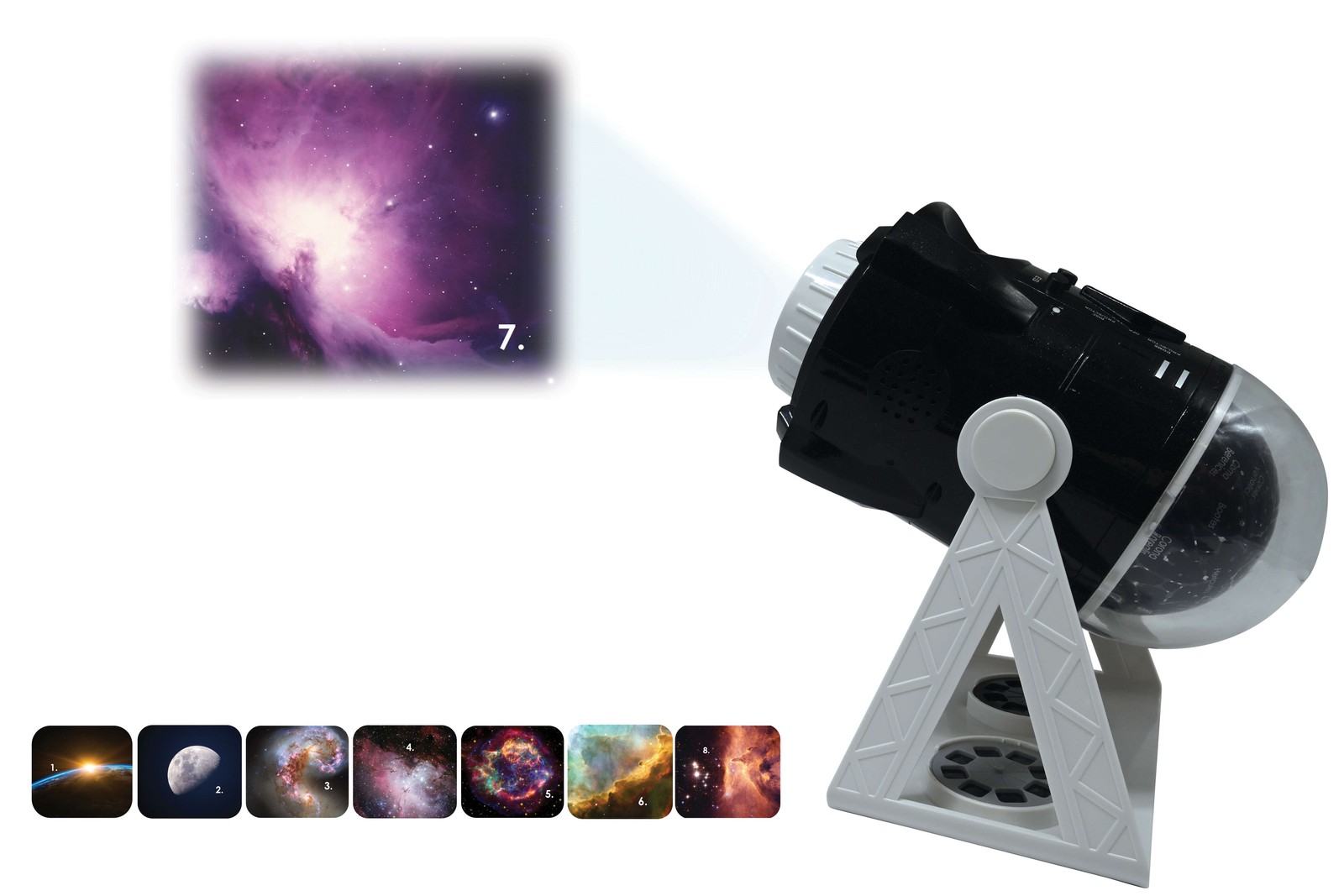 Lexibook, Speaking 2-in-1 Constellations and Images Planetarium Projector, bilin