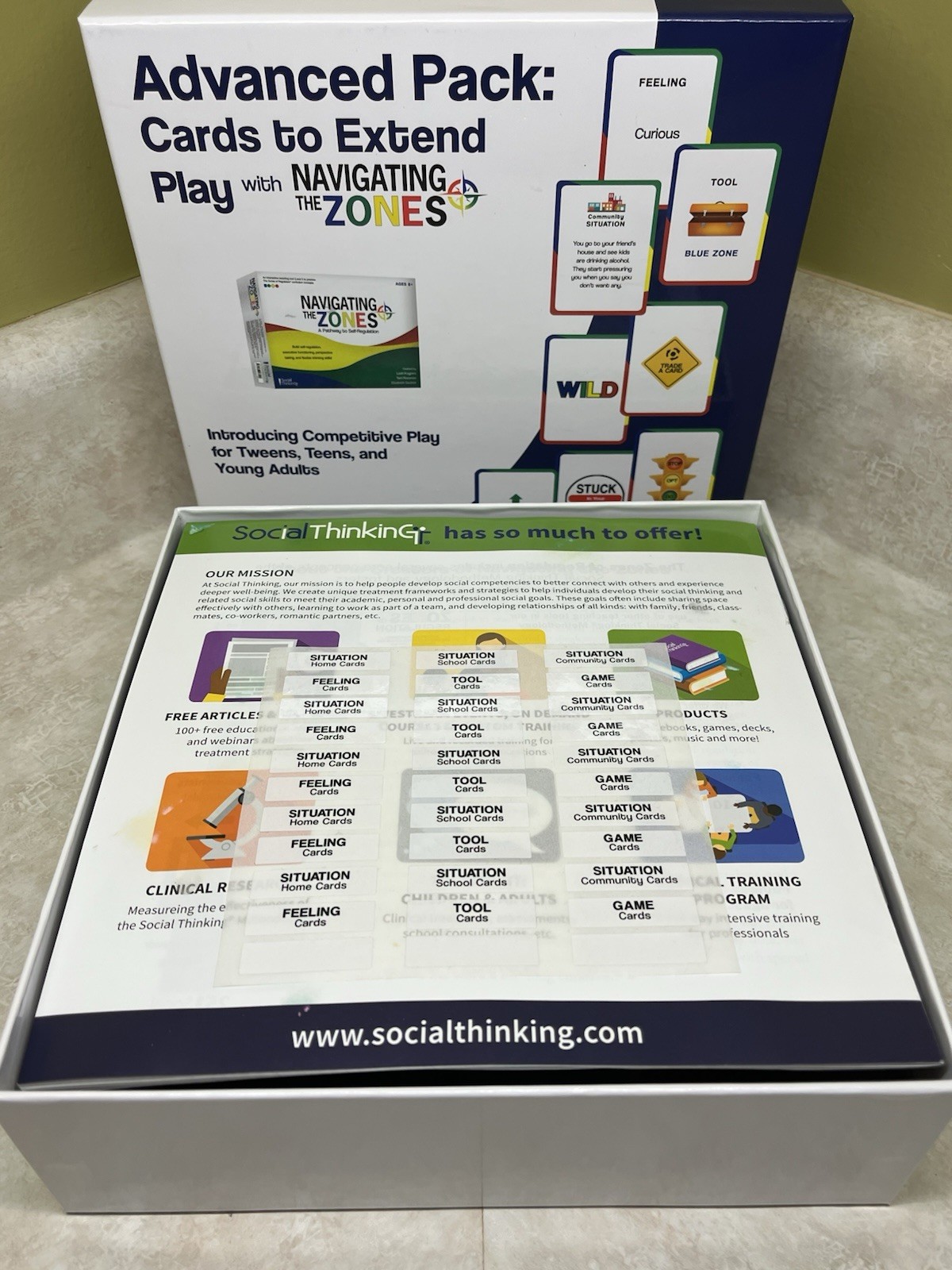 Navigating the Zones Pathway to Self Regulation Basic & Advanced New Open Box