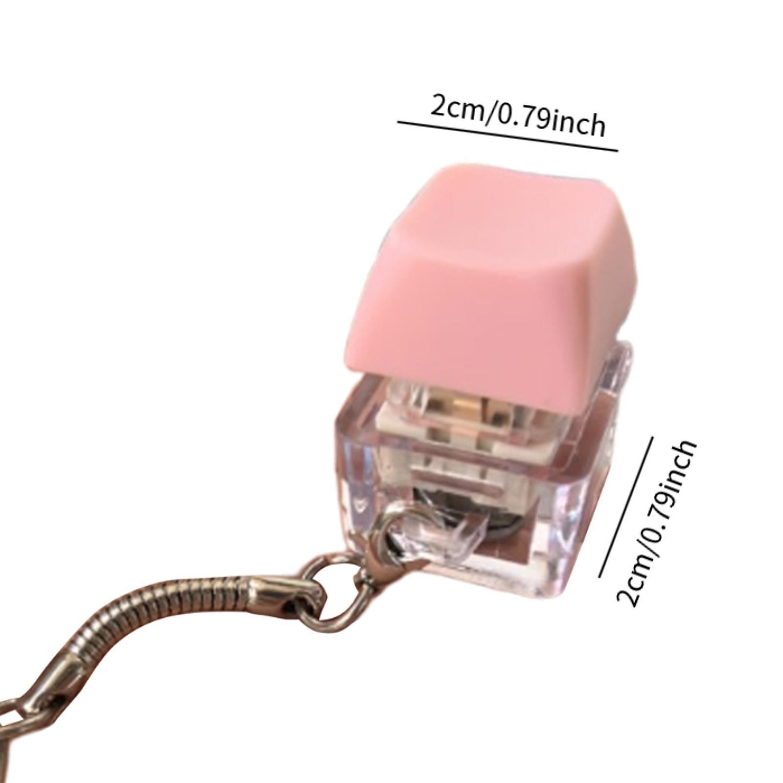 Keyboard Fidget Keychain Mechanical Key Keyboard Button Relaxing Toy