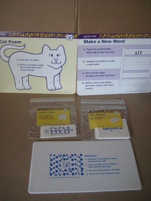 Phonics Activity Packet ( #30, #32 and #33 ) Grade 1 by Silver Burdett Ginn Inc