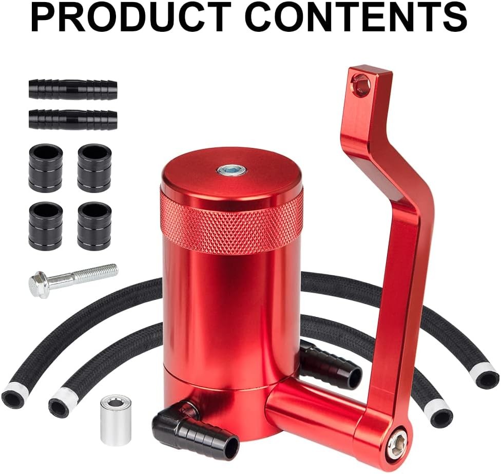 JDMON Oil Catch Can Oil Separator Reservoir Tank Compatible with 2011-2021 Dodge