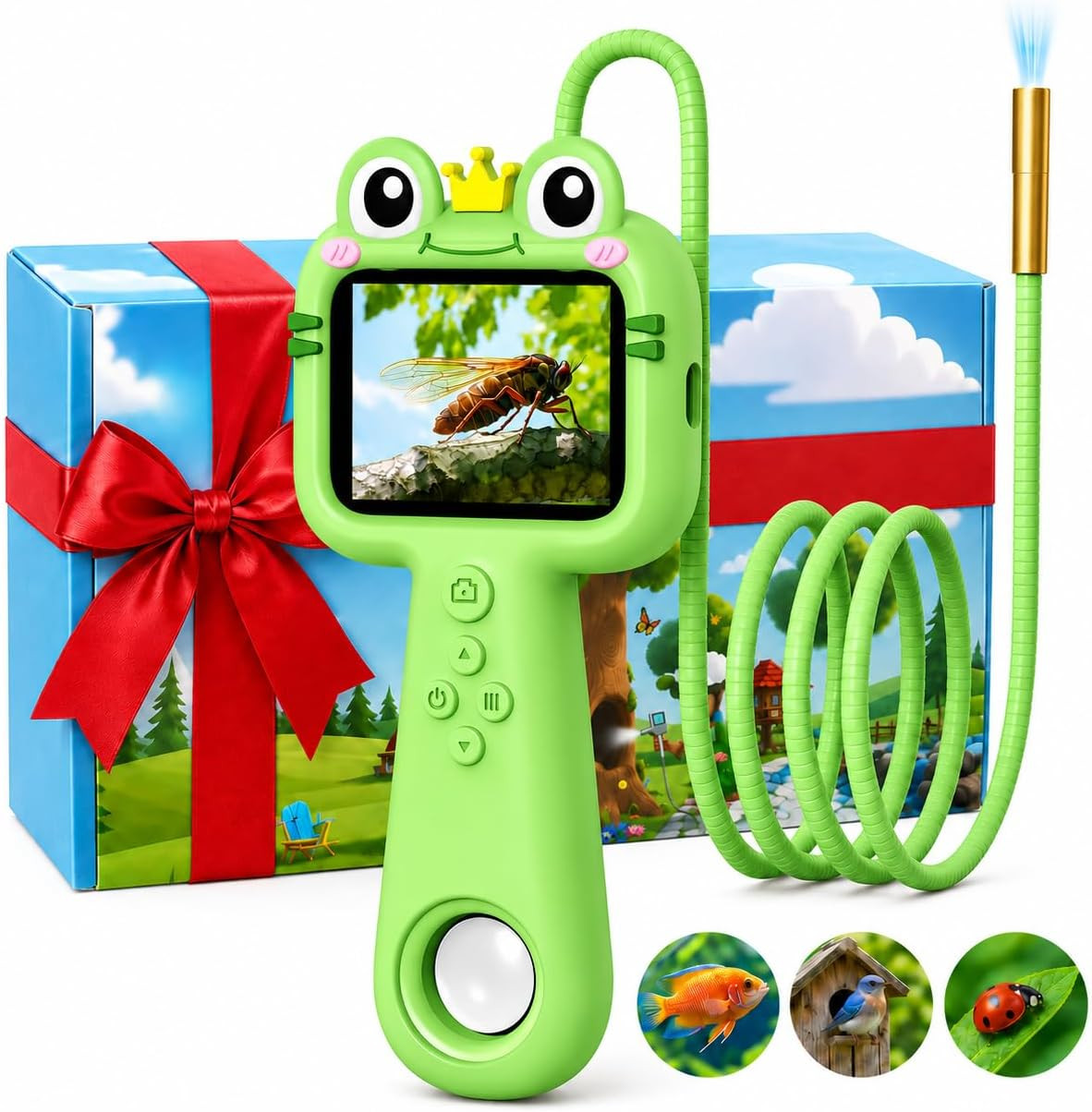 Toy Borescope Camera for Kids – STEM Science Educational Toy for 4 5 6 7 8 9 10