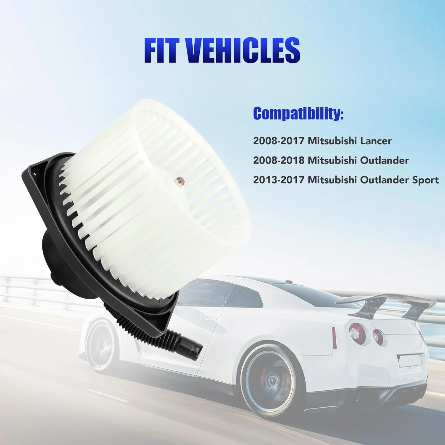 Front AC Heater Blower Motor with Fan Fits for Mitsubishi Lancer Outlander 2008