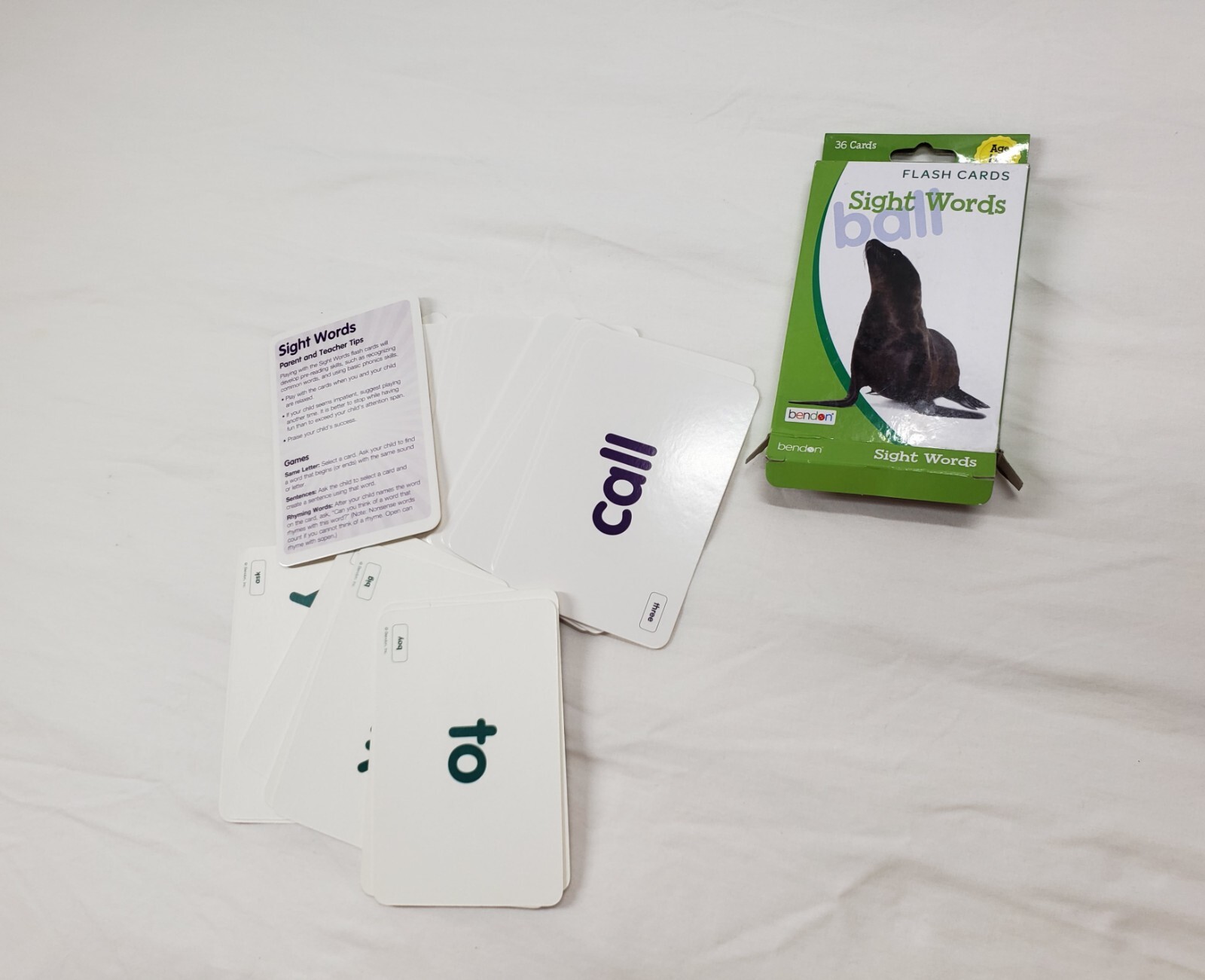 Ages 4+ Bendon Educational Flash Cards Multiplication Phonics Sight Words 3 Pks