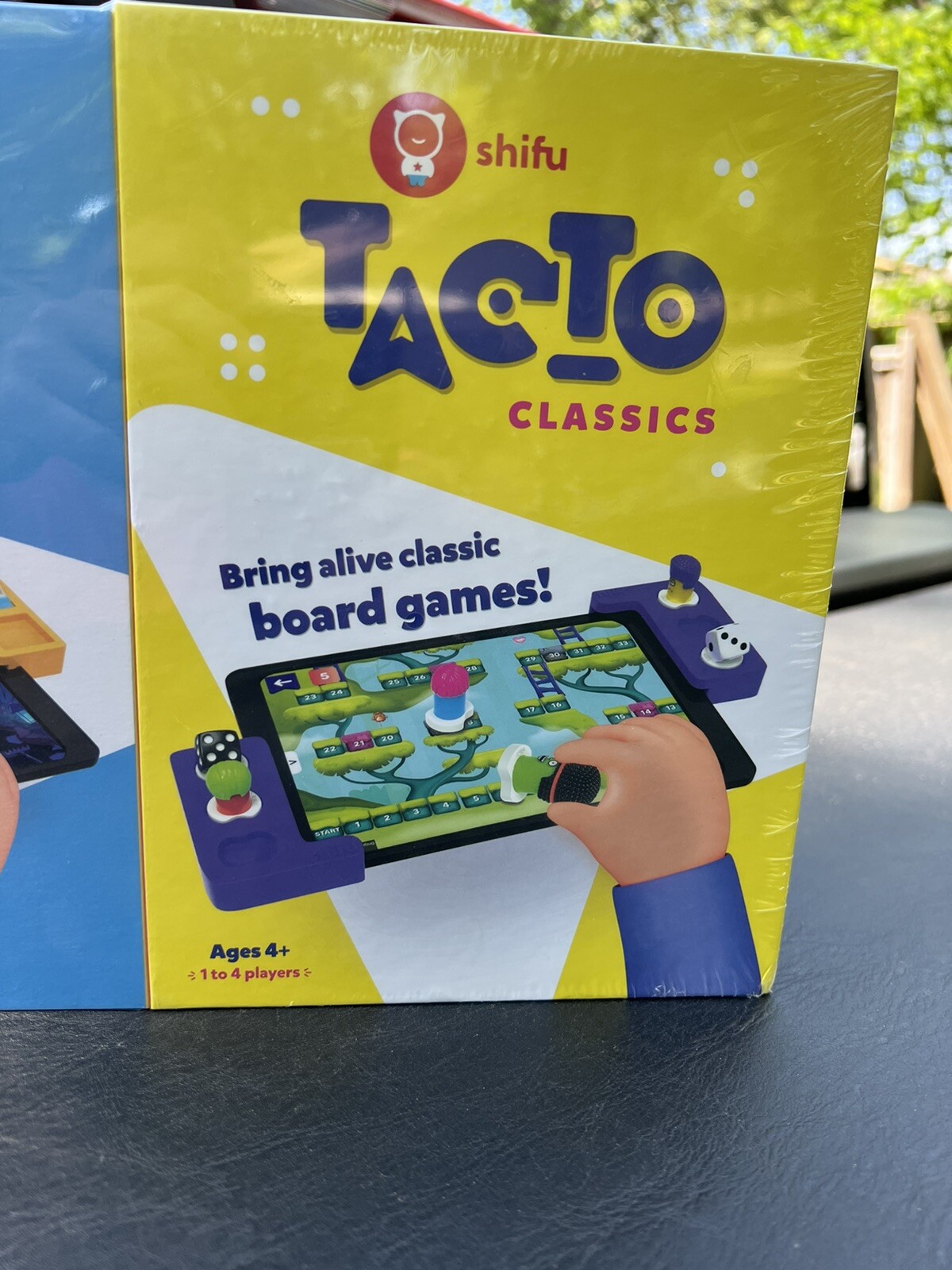 Shifu TacTo 2-in-1 combo Laser+Classics Board Games – Tablet Not Included Sealed