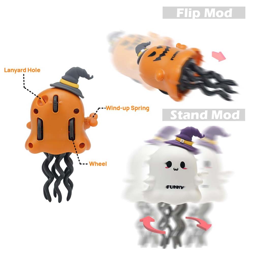 Whimsical Fun Compact Clockwork Sliding Stress-Relief Toy Fits Desk Fidget Use