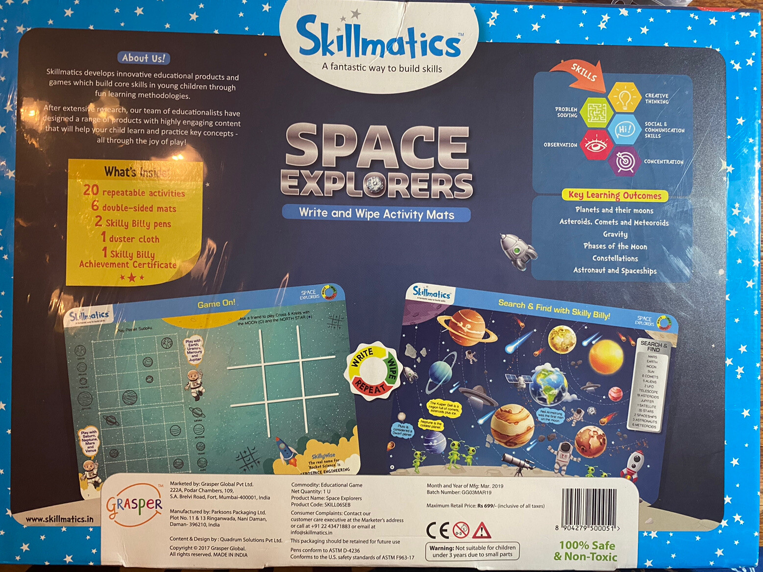 Skillmatics Space Explorers 6-9 Years, New in Box