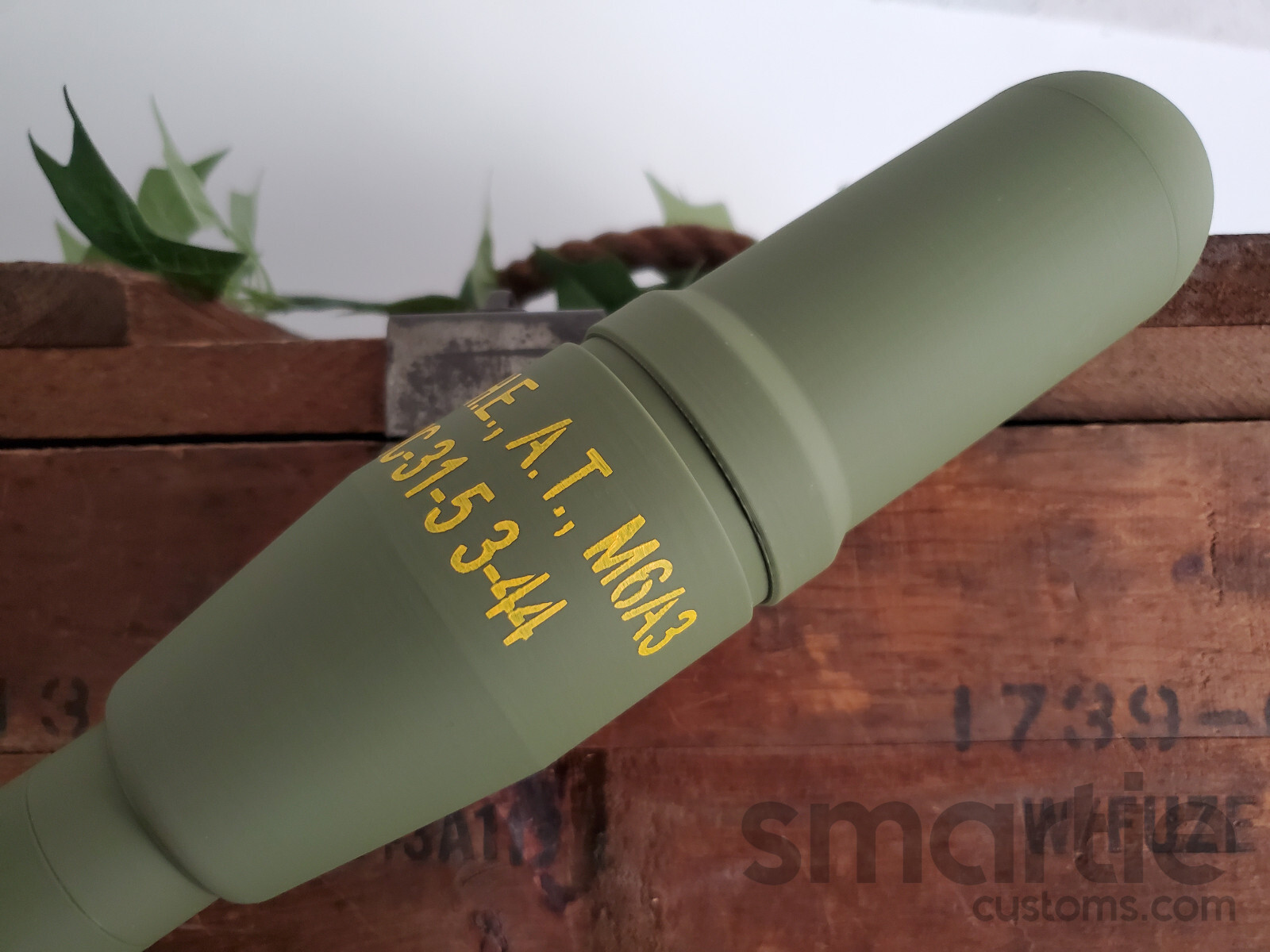 DUMMY M6A3 M7A3 2.26″ HEAT Bazooka Rocket Round – Accurate Size Plastic Replica