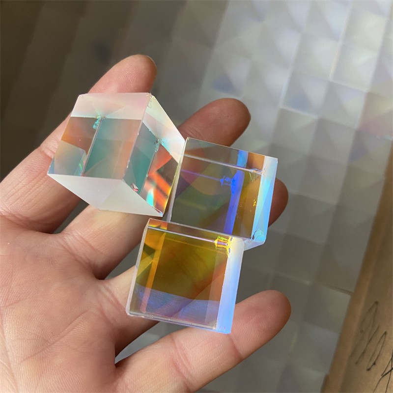 1000PCS 2.2×2.15/2.3/1.9cm Defective Dichroic X-Cube Prism RGB Combiner Splitter