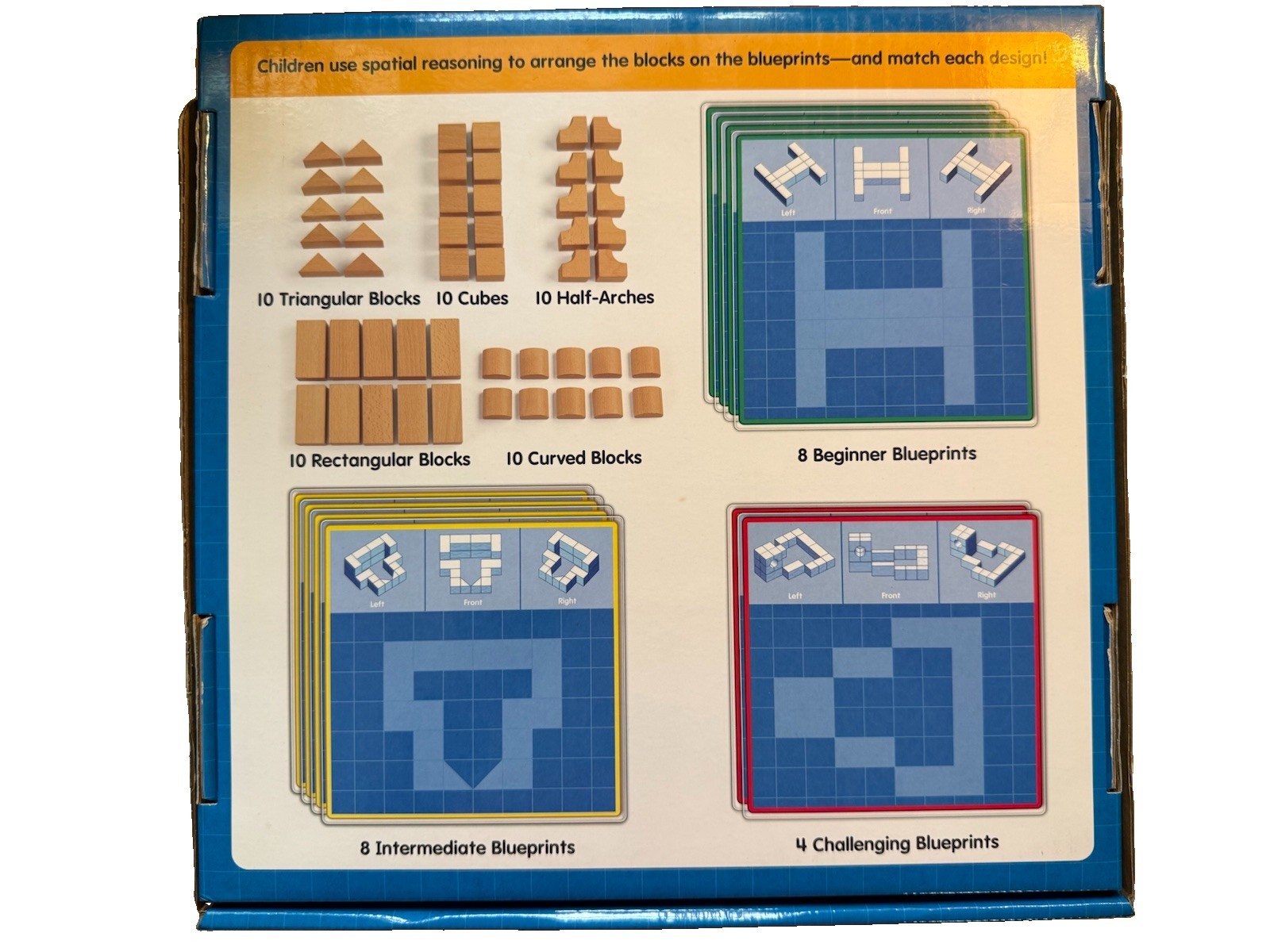 Lakeshore FF579 Blocks Blueprints Learning Center Stem Education Building Set