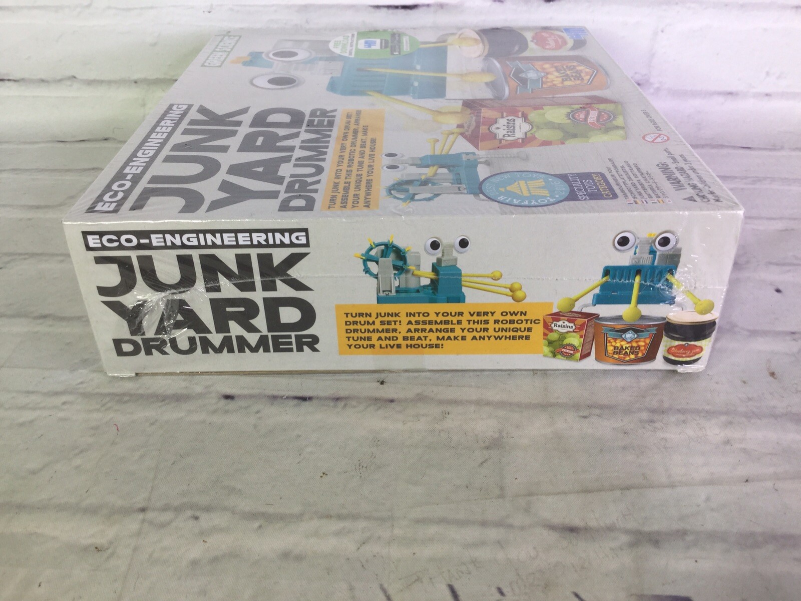 Junk Yard Drummer Eco-Engineering Educational Toy Green Science Homeschool NEW