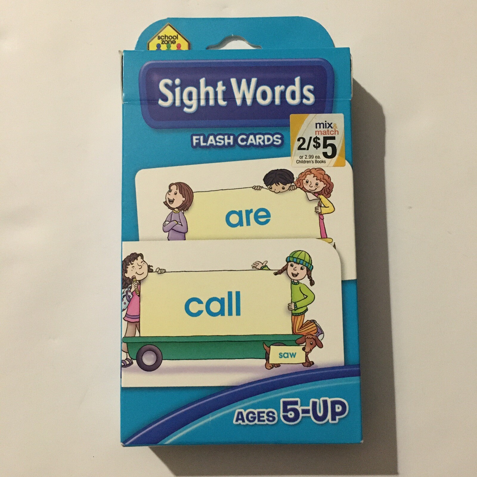 School Zone Number And Sight Words Flashcard Packs SEE DESCRIPTION
