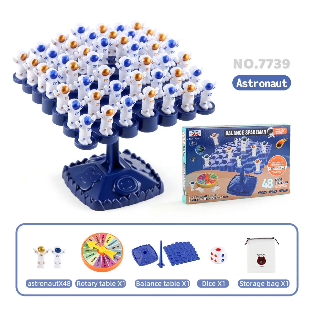 Fun Frog Balance Tree Children Montessori Math Toys Board Game Parent-Child