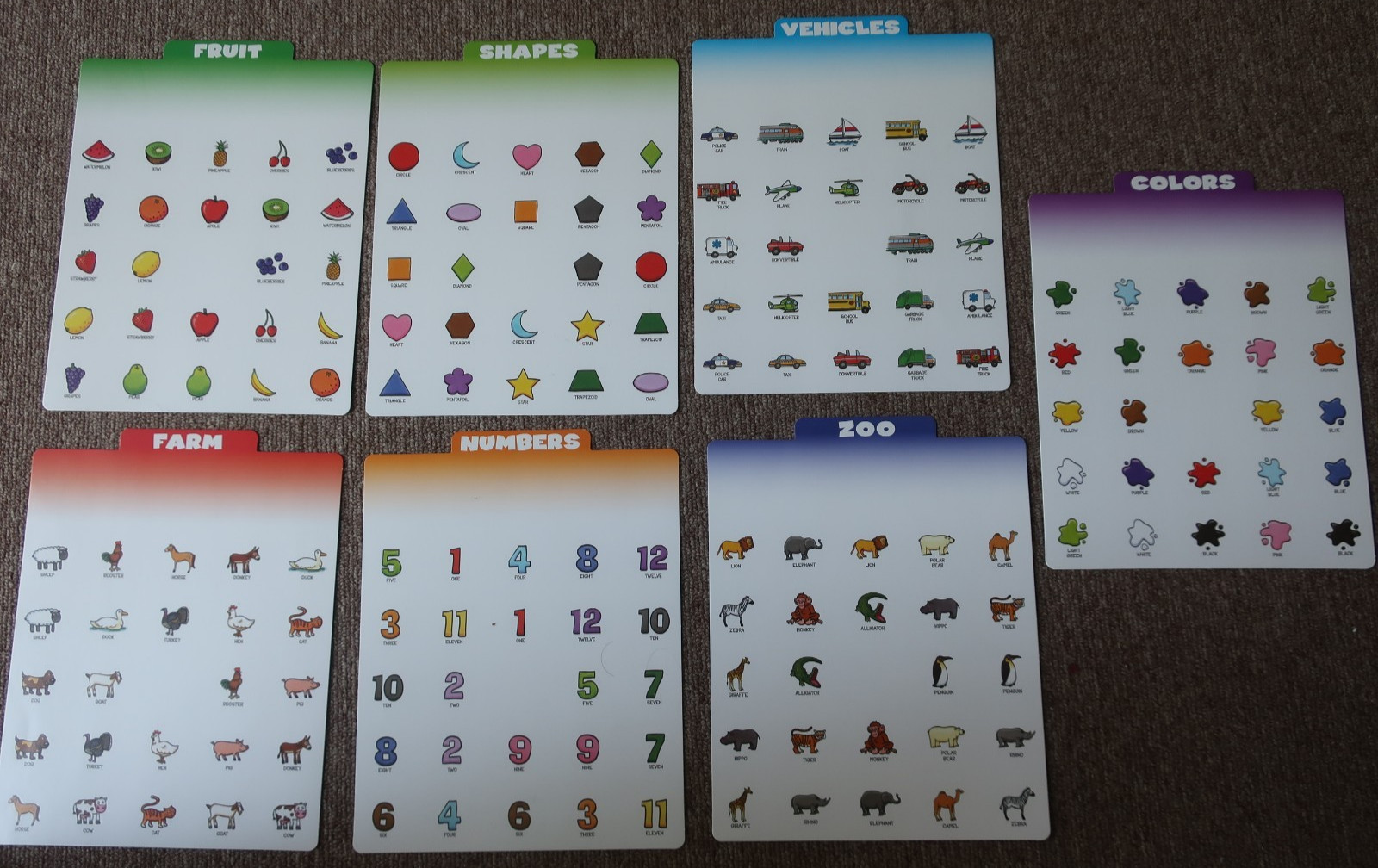 3 Pre-School Games; Things in My House, Lotto, Memory–All Complete