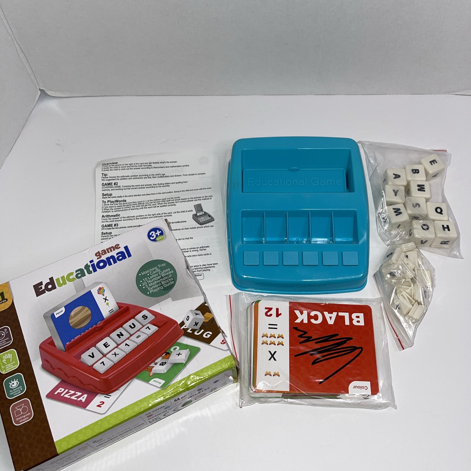 Educational Game – 2 in 1 – Math and Words