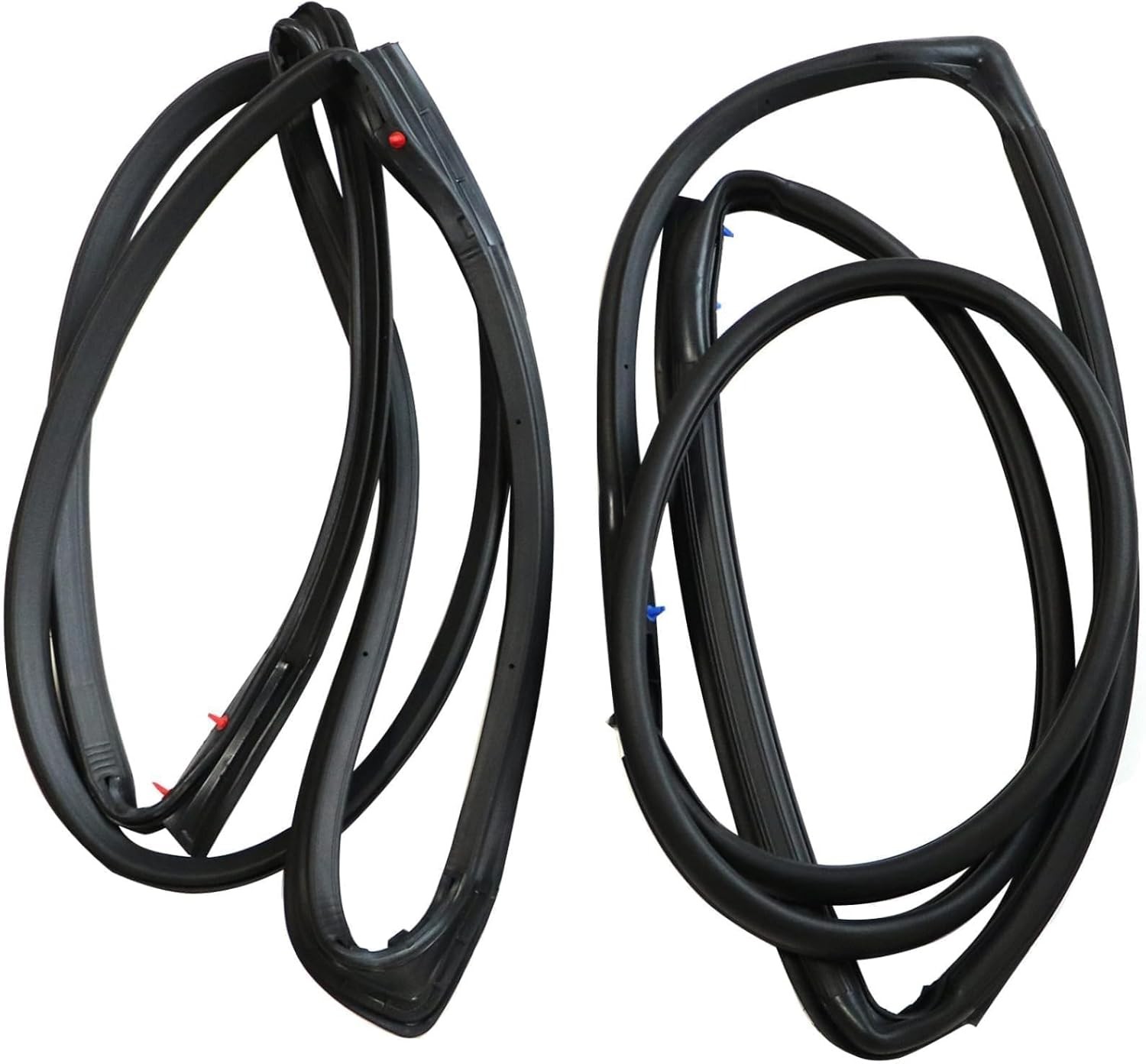 FZJDSD Front Full Door Felt Seal Compatible Jeep Wrangler 2007-2018