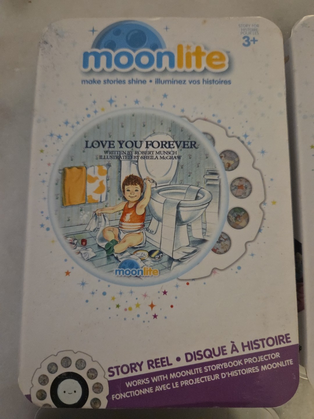 Lot Of 4 Moonlite Storybook Projector Story Reel Goodnight Moon Disney Frozen