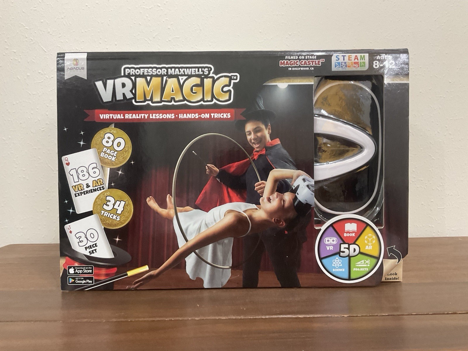 Professor Maxwell’s VR Magic Kit Kids Interactive SEALED Abacus