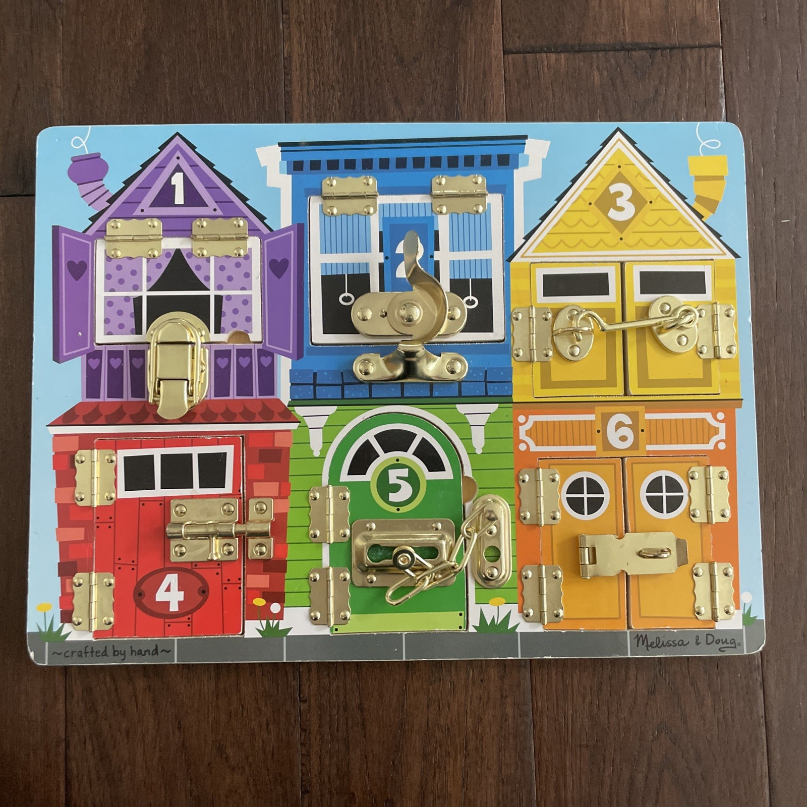 Melissa & Doug Latches 3785 Wooden Activity Board