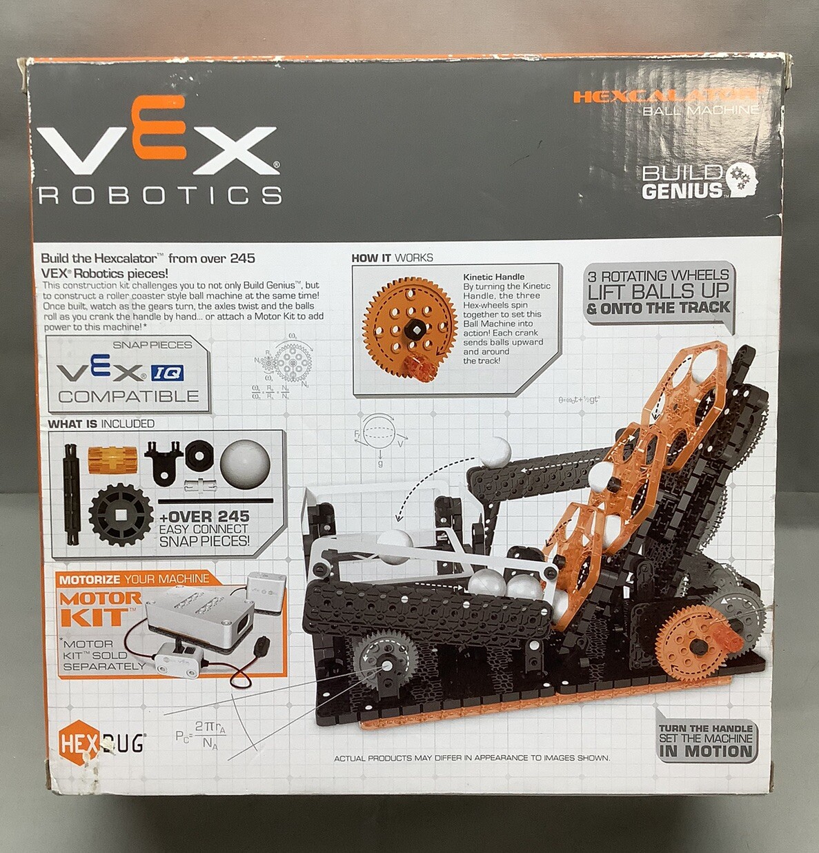 VEX Robotics Hexcalator Ball Machine by Hexbug Stem Build Genius