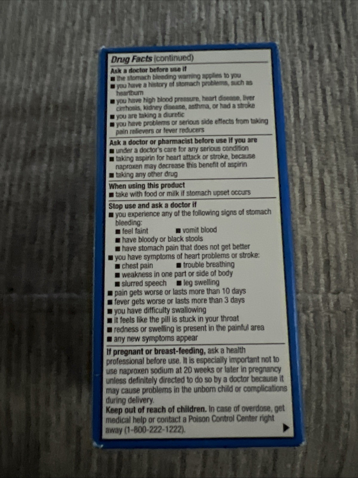Amazon Basic Care Naproxen Sodium Tablets 220 mg, Pain Reliever/Fever Reducer200